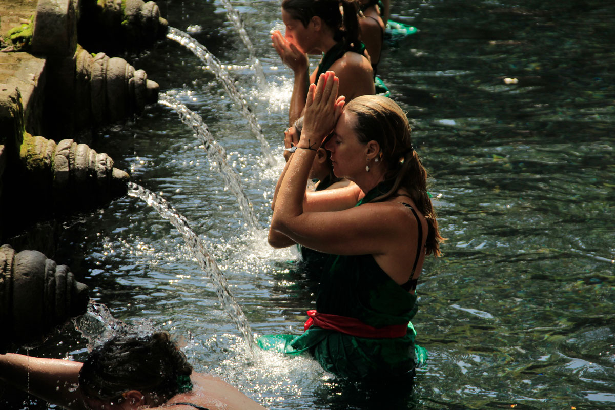 Balinese water purification