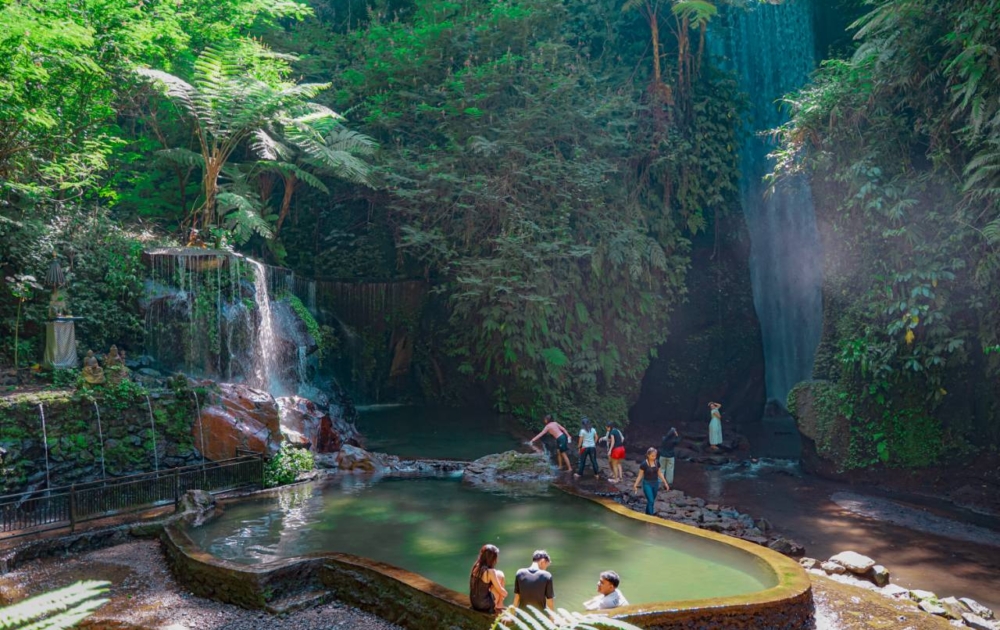 Goa Raja Waterfall near Ubud Bali